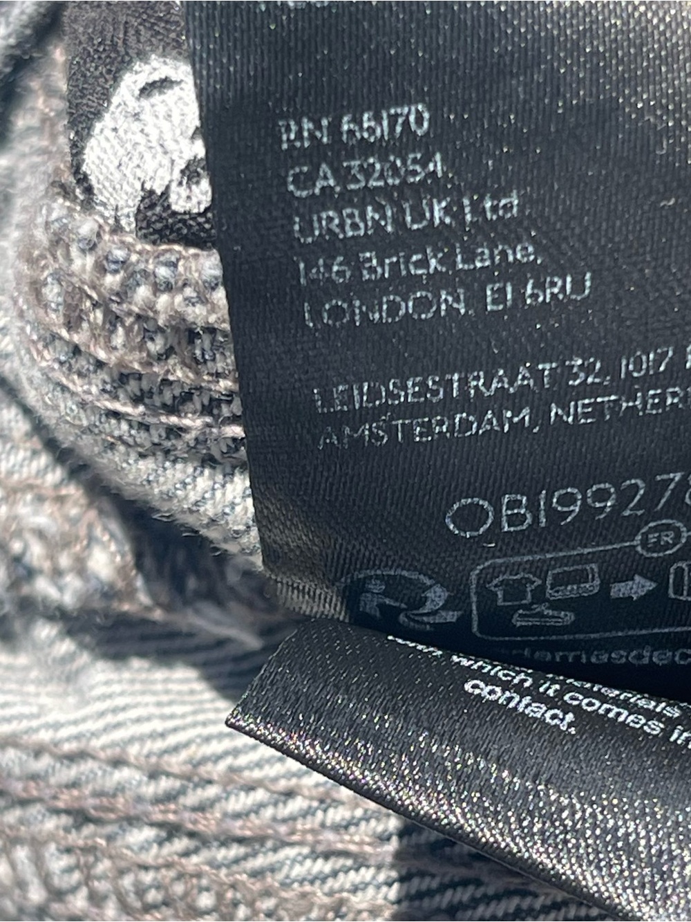 We The Free Good Luck mid rise barrel jeans womens 33 pre-owned condition gray - Picture 16 of 16